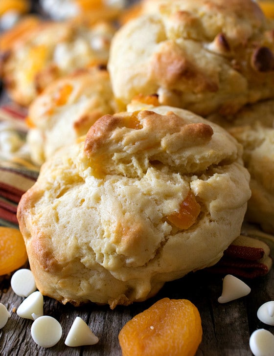 White Chocolate Apricot Scones - A Family Feast