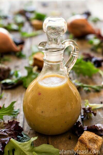 Simple Red Wine Vinaigrette - A Family Feast