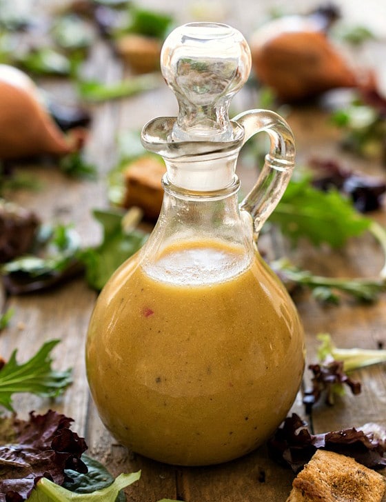 Simple Red Wine Vinaigrette - A Family Feast
