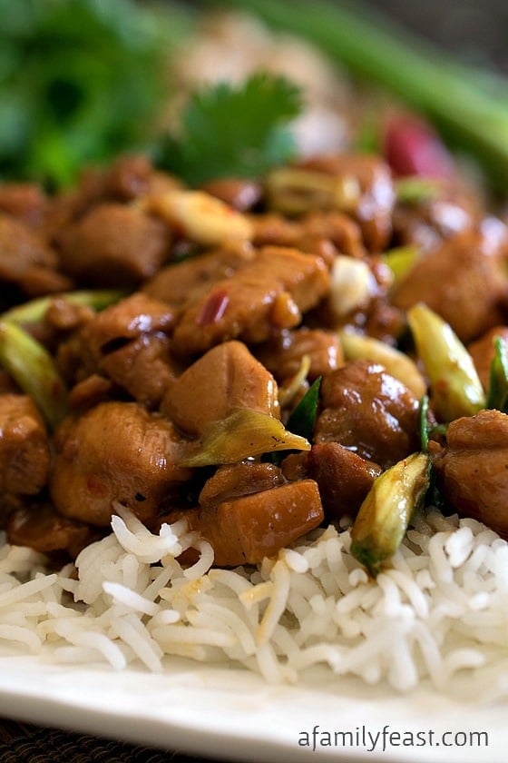 Gooey Ginger Chicken - A Family Feast