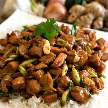 Gooey Ginger Chicken - A Family Feast