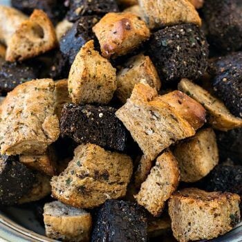 Sunday Cooking Lesson: Homemade Croutons - A Family Feast