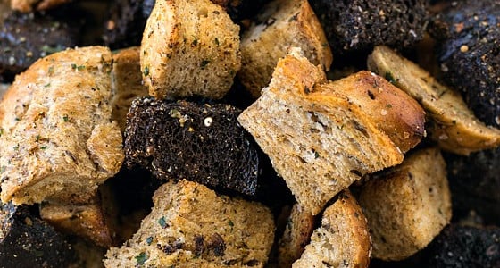 Sunday Cooking Lesson: Homemade Croutons - A Family Feast