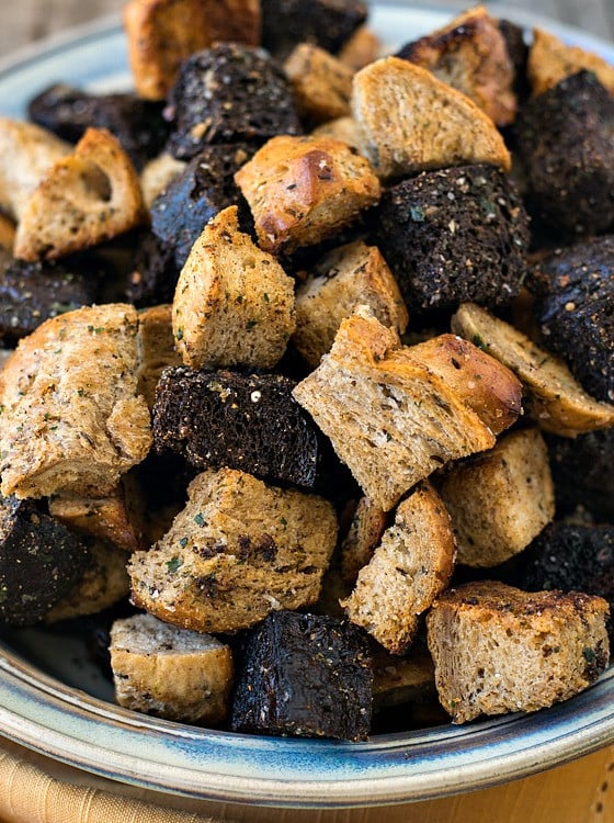 Sunday Cooking Lesson: Homemade Croutons - A Family Feast