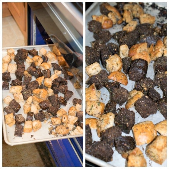Sunday Cooking Lesson: Homemade Croutons - A Family Feast