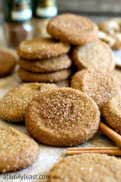 Saigon Cinnamon Ginger Cookies - A Family Feast®