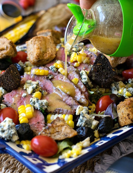 Grilled Steak and Corn Salad - A Family Feast