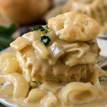 Creamed Vidalia Onions in Pastry - A Family Feast