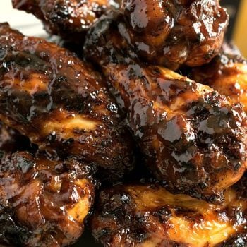 Dry Rub Spicy Barbecue Chicken Wings - A Family Feast