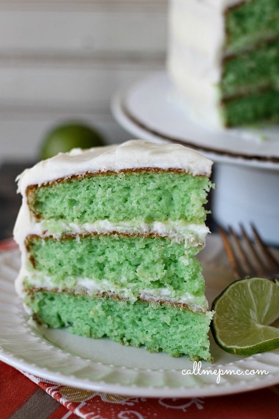 Easy Key Lime Cake with Key Lime Frosting - 30-Plus Fantastic Key Lime Recipes - A Family Feast