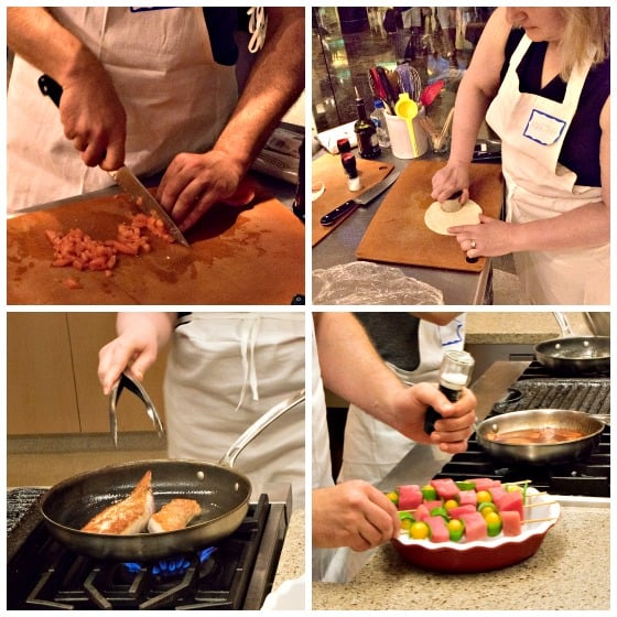 Lemon-Glazed Swordfish Skewers Over Rice - A Family Feast