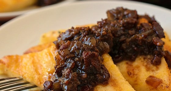Grilled Polenta with Bacon Jam - A Family Feast