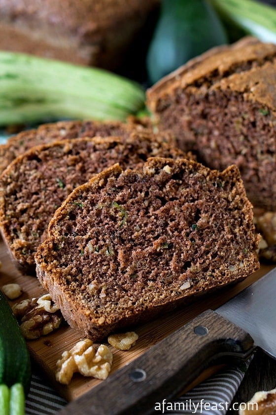 Italian Zucchini Bread - A Family Feast