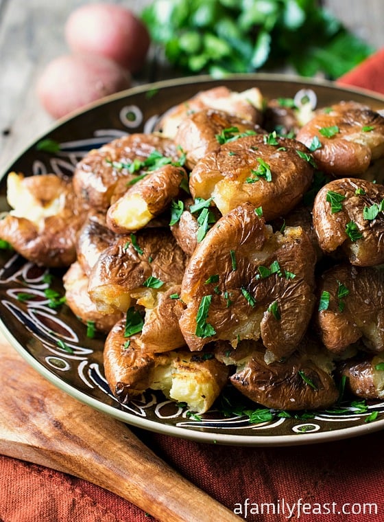 Red Potato Coins - An easy and delicious side dish that can be made in the oven OR on the grill!