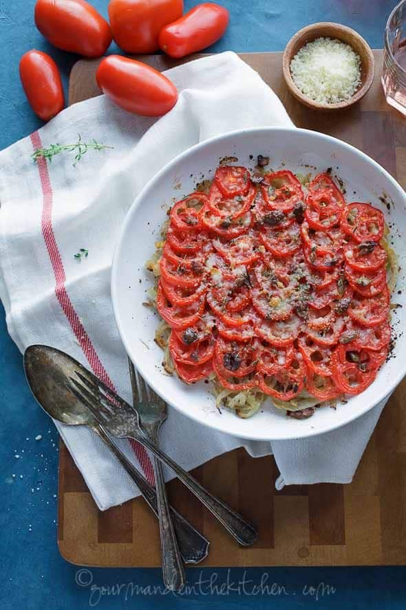 Fennel Tomato Gratin - 30+ Recipes for your Garden Tomatoes