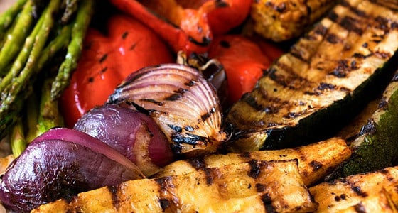 Grilled Seasonal Vegetables with Infused Oils - A Family Feast