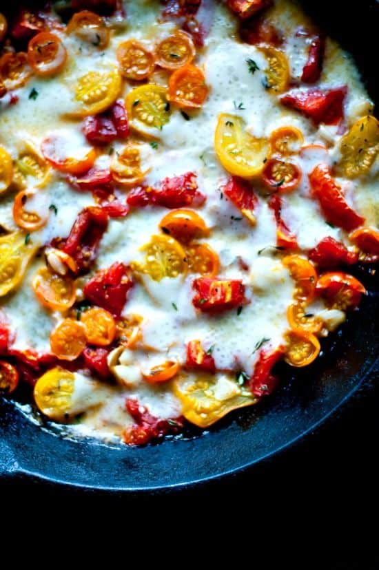 Roasted Tomatoes with Fontina and Thyme - 30+ Recipes for your Garden Tomatoes