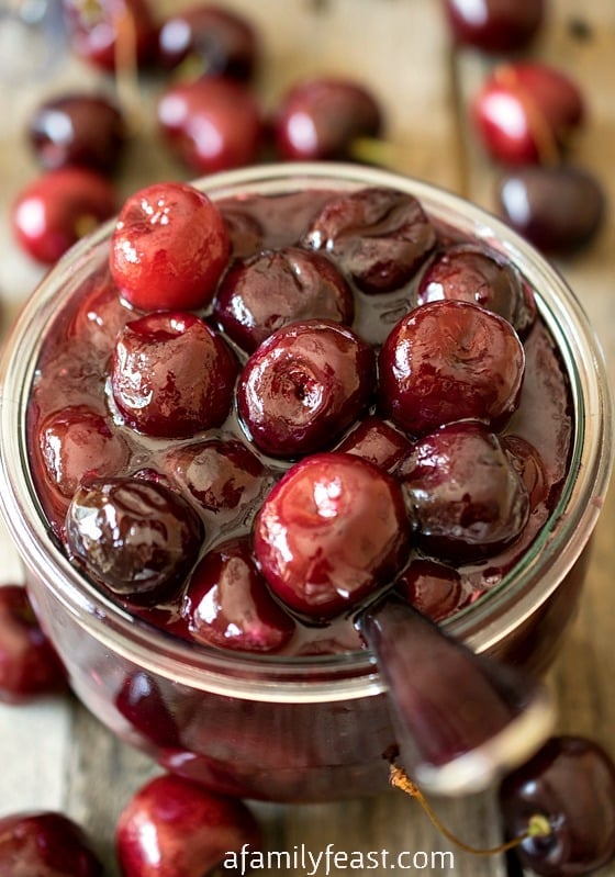 Fresh Cherry Sauce - A Family Feast #Walmart Produce #sponsored