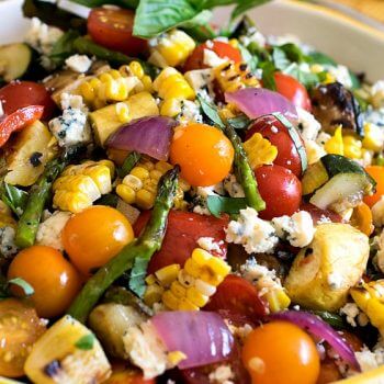 Grilled Summer Vegetable Salad - A Family Feast