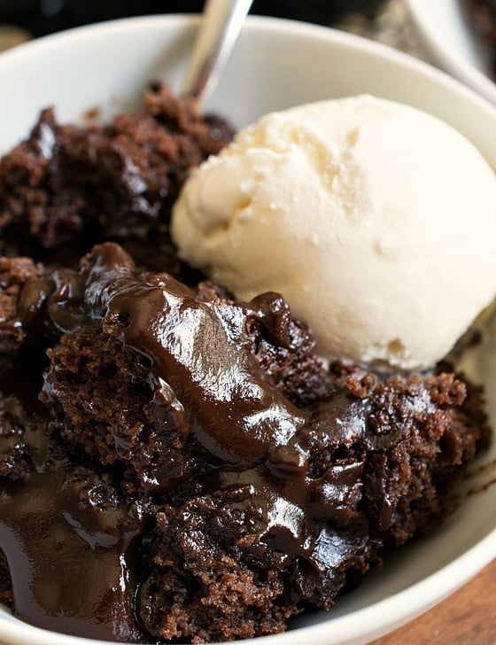 Hot Fudge Pudding Cake - A Family Feast