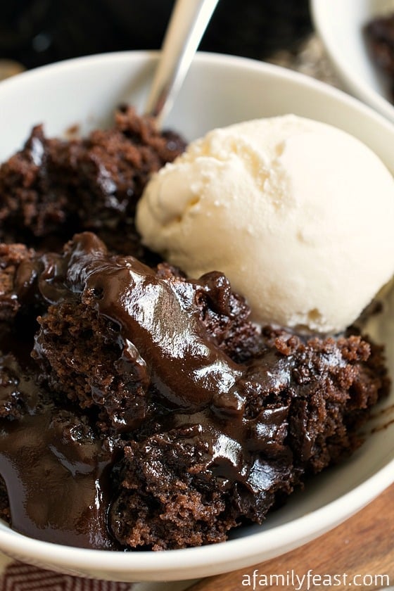 Hot Fudge Pudding Cake - A Family Feast