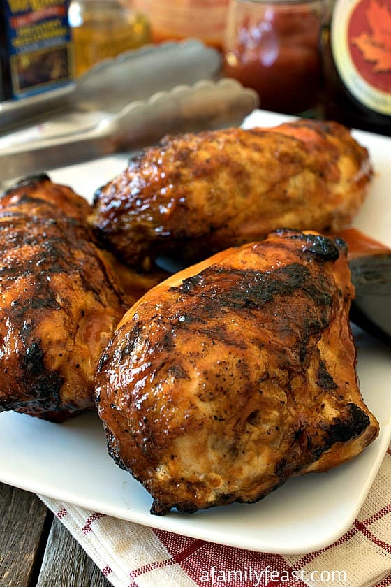 Perdue's Favorite Sweet and Smoky Chicken - A simple and delicious sweet and smokey BBQ chicken. The story goes that this was one of Frank Perdue's favorite recipes!