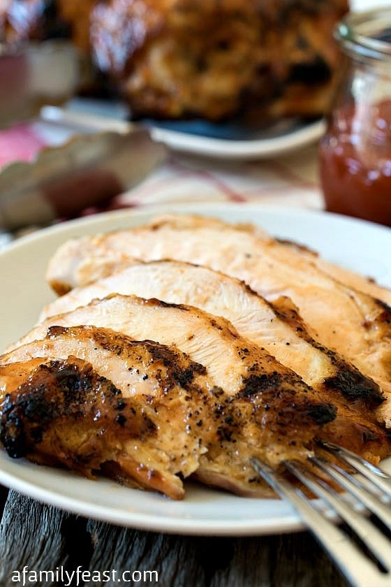 Perdue's Favorite Sweet and Smoky Chicken - A simple and delicious sweet and smokey BBQ chicken. The story goes that this was one of Frank Perdue's favorite recipes!