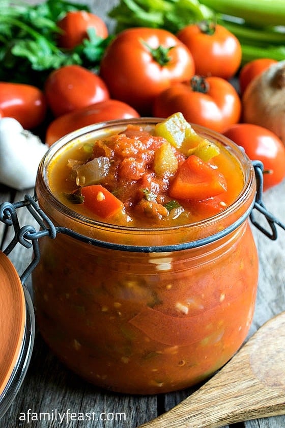 Stewed Tomatoes - A Family Feast