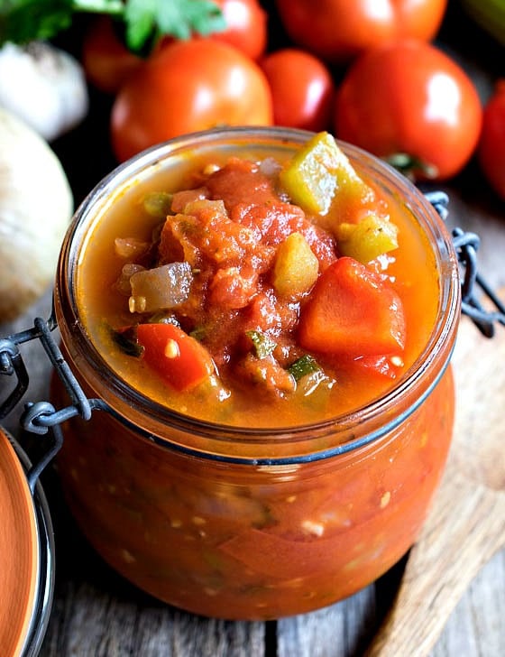 Stewed Tomatoes - A Family Feast