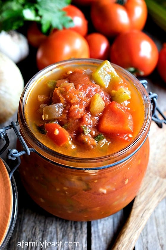 Stewed Tomatoes - A Family Feast