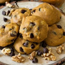 Soft Pumpkin Chocolate Chip Cookies-image