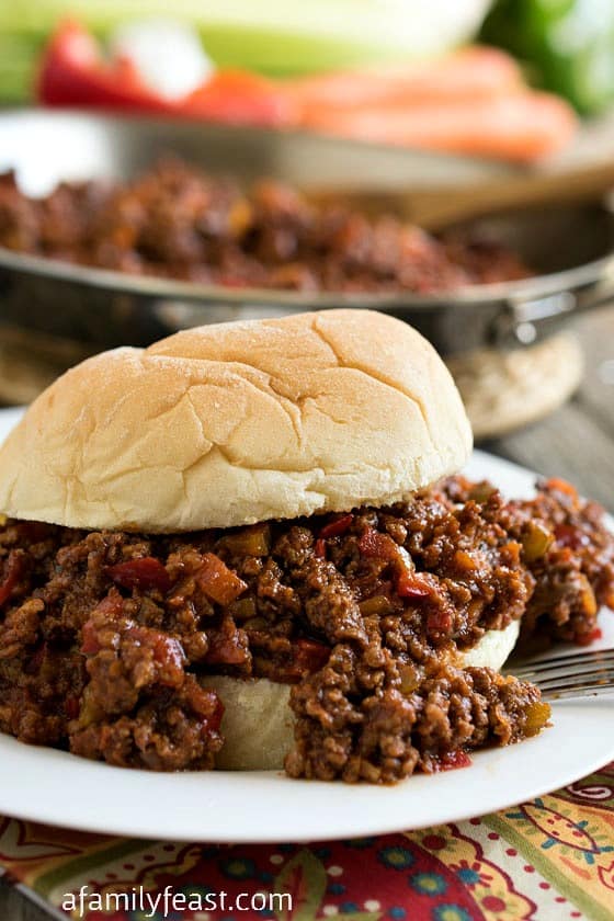 Smoky Joe - A delicious twist on a classic Sloppy Joe sandwich - but with the wonderful addition of smoked paprika! Hearty comfort food at it's best!