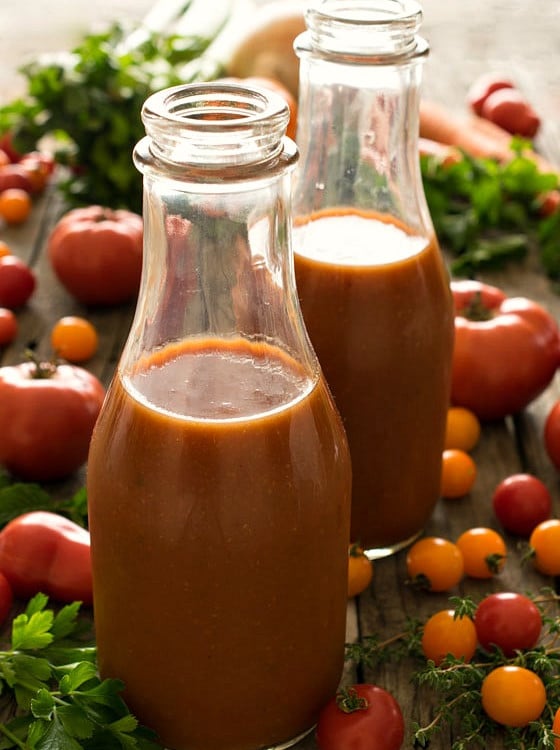 Homemade Tomato Juice - A Family Feast