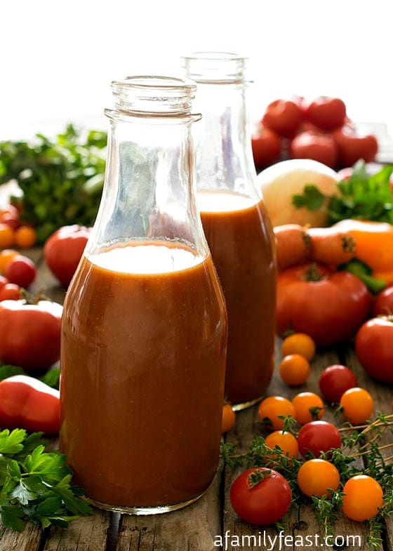 Homemade Tomato Juice - An old family recipe for Homemade Tomato Juice passed down through generations - this is fresh and delicious!