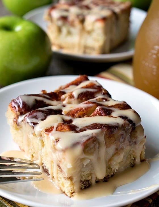 New England Apple Cider Cake - A Family Feast