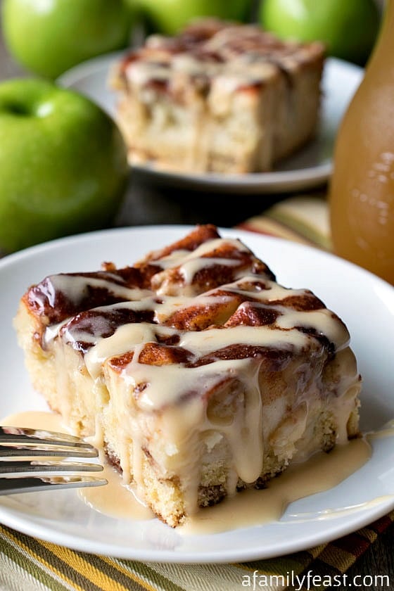 New England Apple Cider Cake - A Family Feast