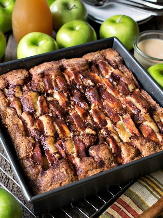 New England Apple Cider Cake - A Family Feast