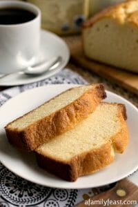 Condensed Milk Pound Cake - A Family Feast