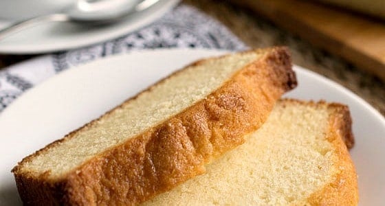 Condensed Milk Pound Cake - A Family Feast