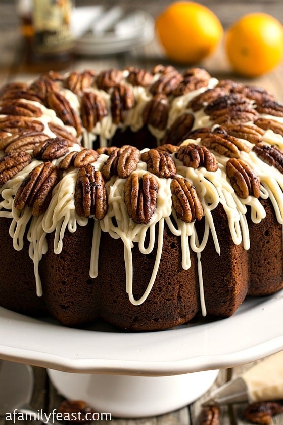 Spiced Rum Bundt Cake - A Family Feast