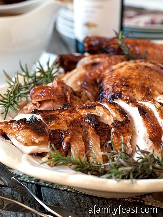 How to make Perfect Roast Turkey! Includes a great brine plus a method of roasting that prevents your turkey from getting dry while roasting.