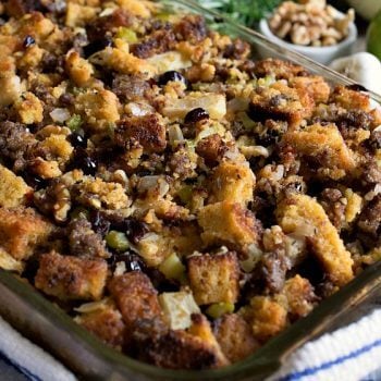 Cornbread and Sausage Stuffing - A Family Feast