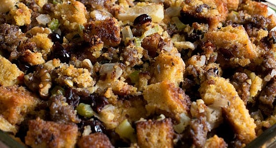 Cornbread and Sausage Stuffing - A Family Feast