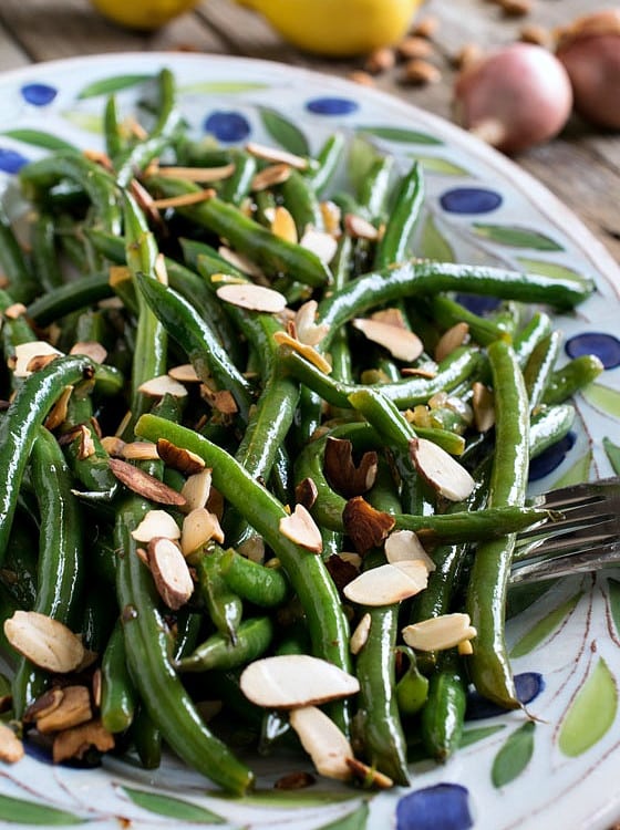 Green Beans Almondine - A Family Feast