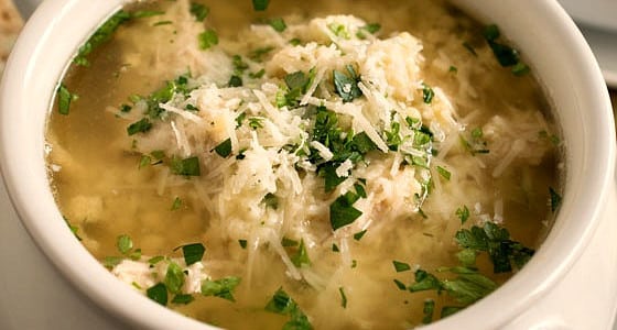 Turkey Stracciatella Soup - A Family Feast