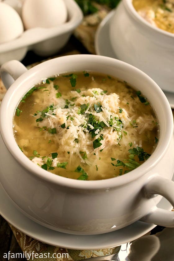 Turkey Stracciatella Soup - A Family Feast