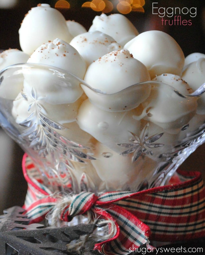 Eggnog Truffles - 30+ Festively Delicious Eggnog Recipes