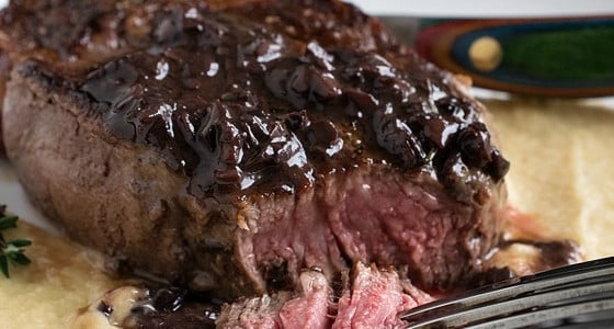 Filet Mignon with Mushroom Sauce - A Family Feast