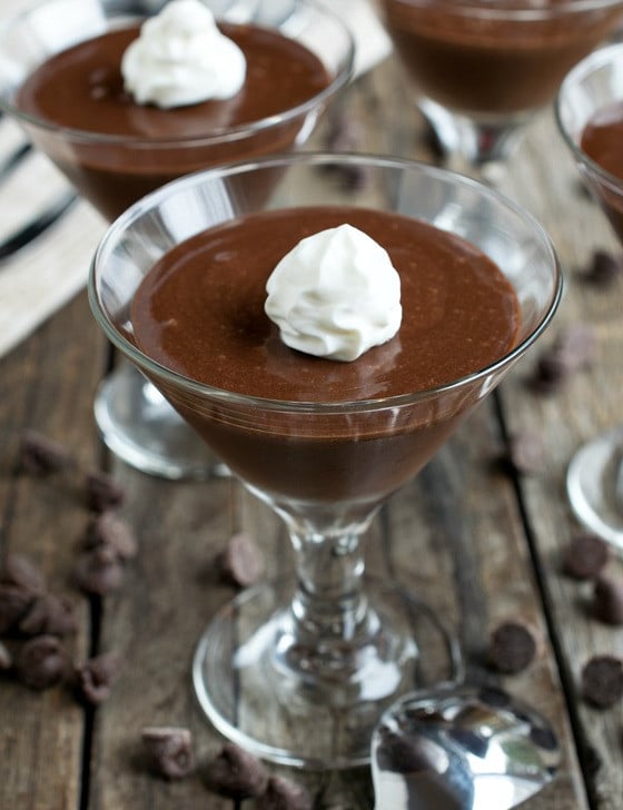 Easy Blender Chocolate Mousse - A Family Feast