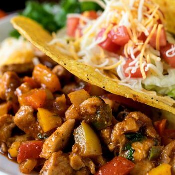 Confetti Chicken Tacos - A Family Feast